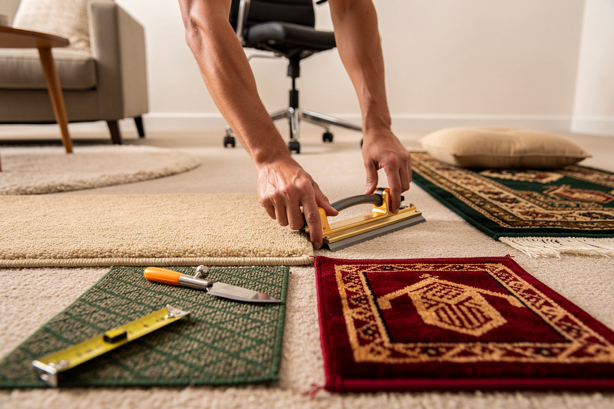 معلم تركيب وتوريد الموكيت والسجاد - خدمات شاملة توريد وتركيب احترافي للموكيت والسجاد في الرياض